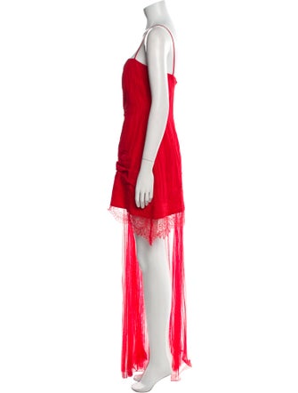 David Koma Square Neckline Mini Dress