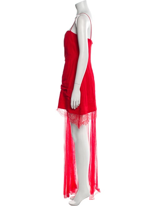 David Koma Square Neckline Mini Dress