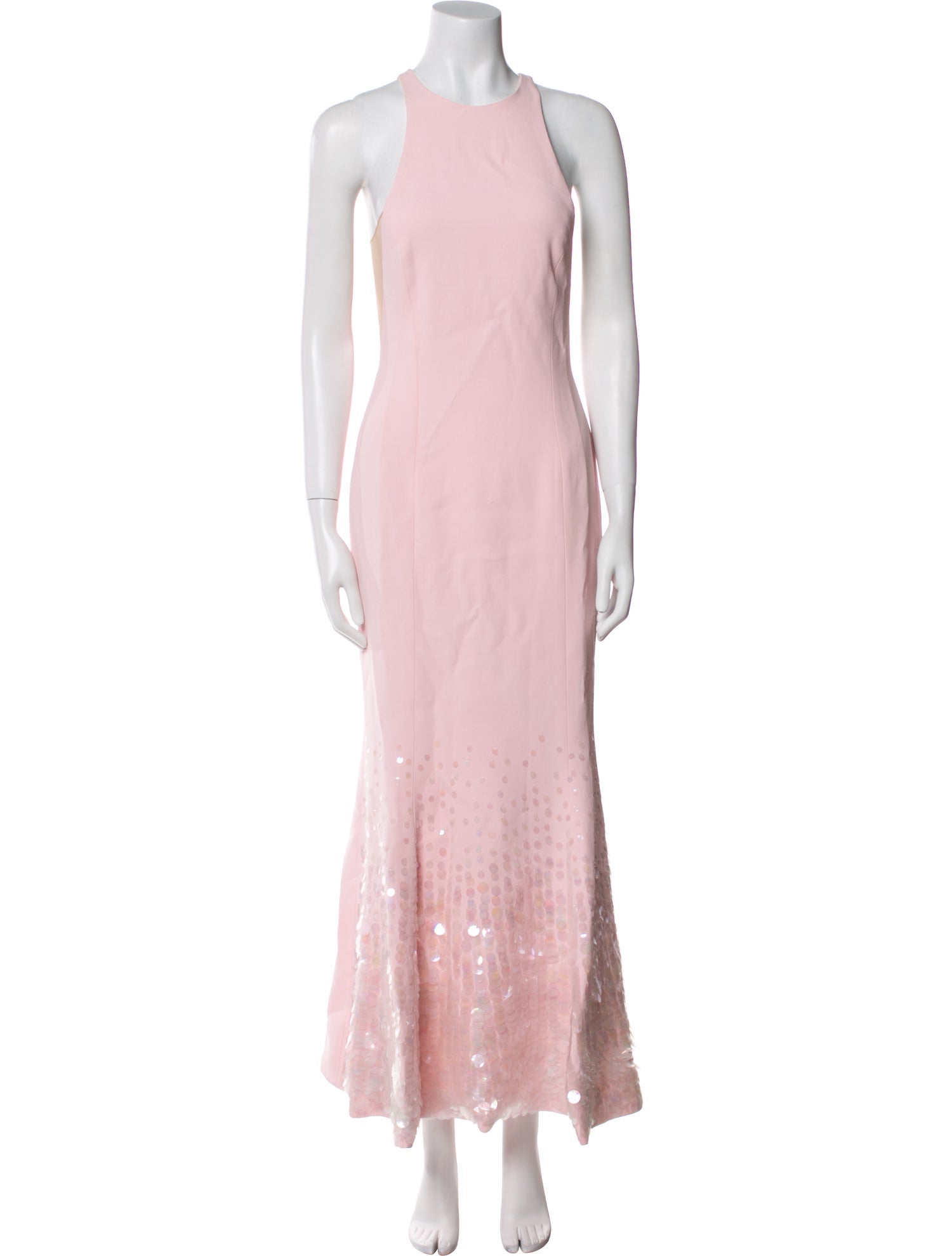 David Koma Crew Neck Long Dress