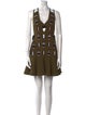 David Koma Wool Mini Dress