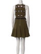 David Koma Wool Mini Dress
