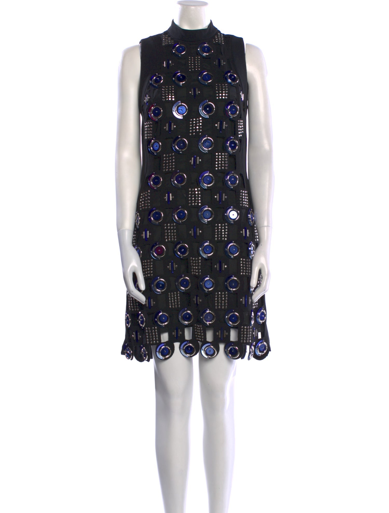 David Koma Patterned Mini Dress