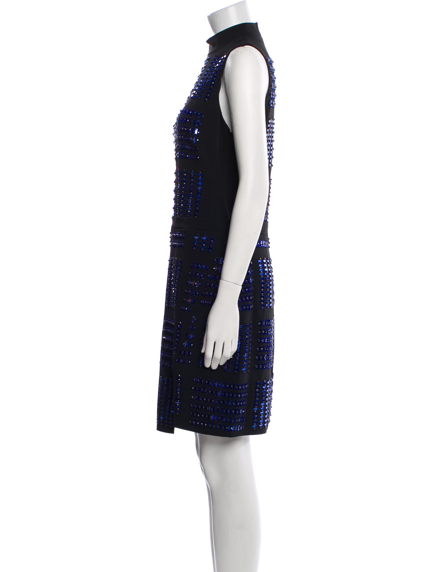 David Koma Patterned Mini Dress