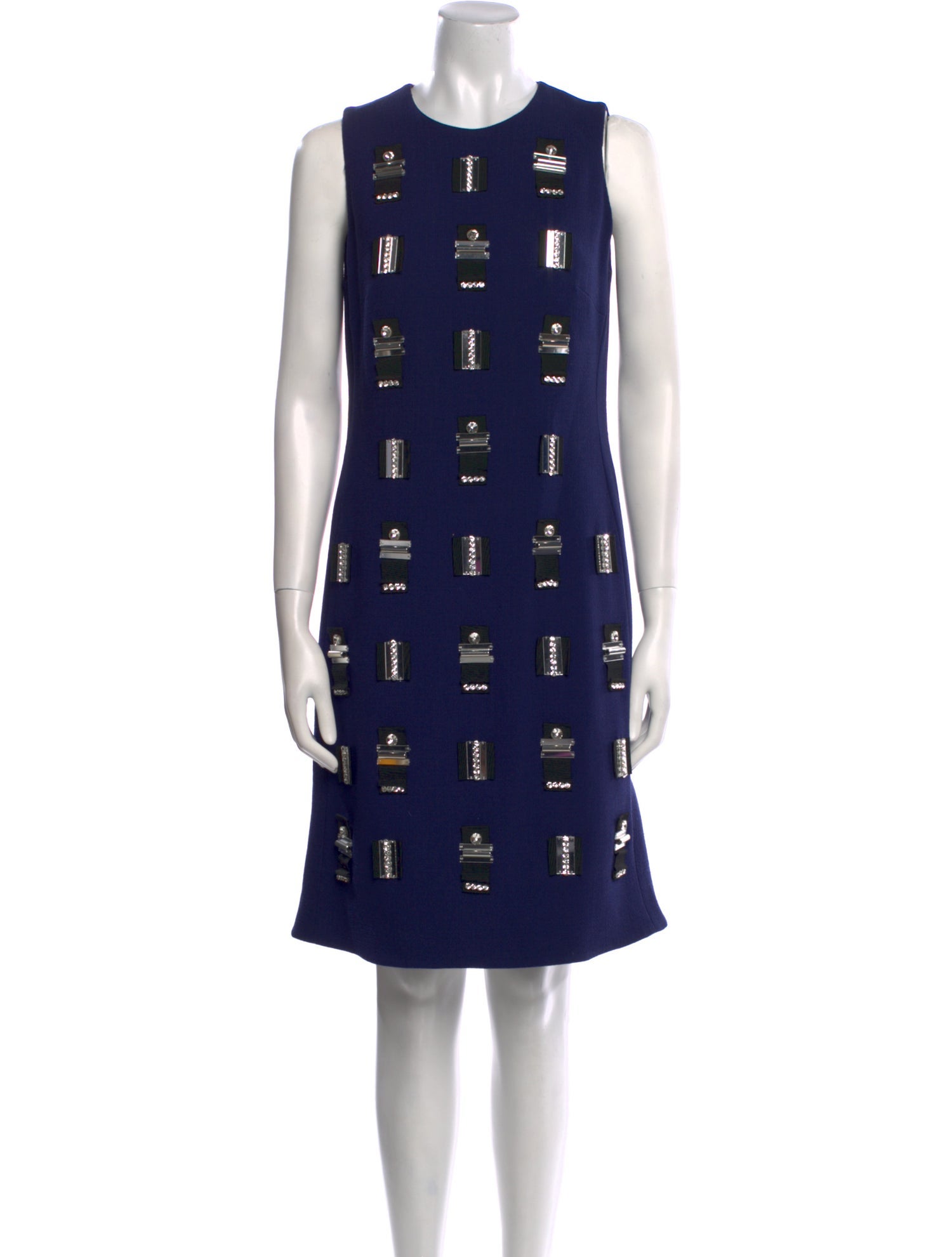 David Koma Crew Neck Knee-Length Dress