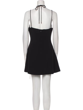 David Koma Halterneck Mini Dress