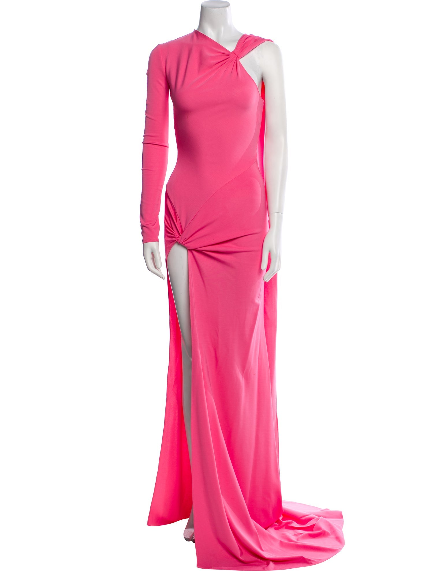 David Koma Cowl Neck Long Dress