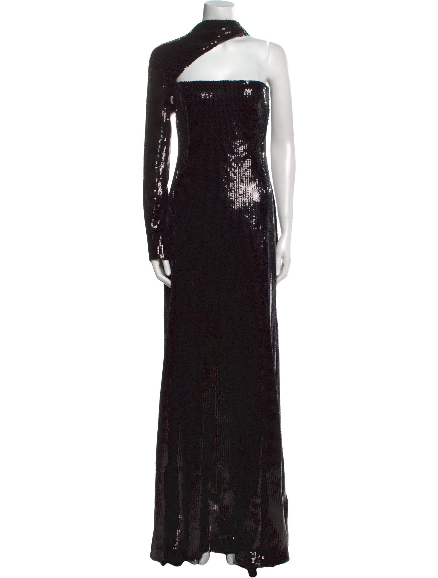 David Koma One-Shoulder Long Dress