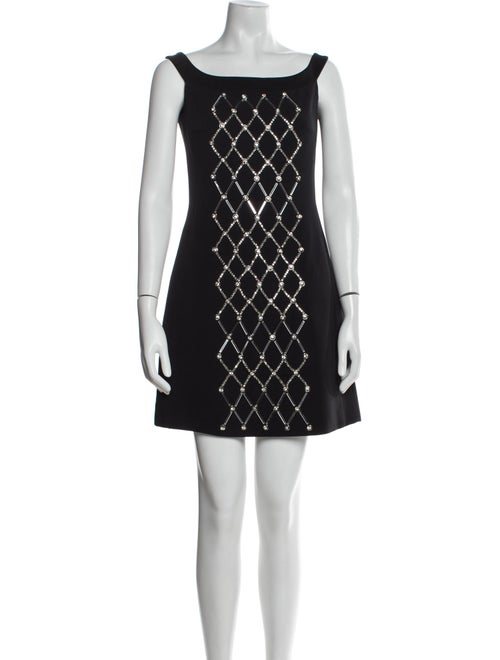 David Koma Printed Mini Dress