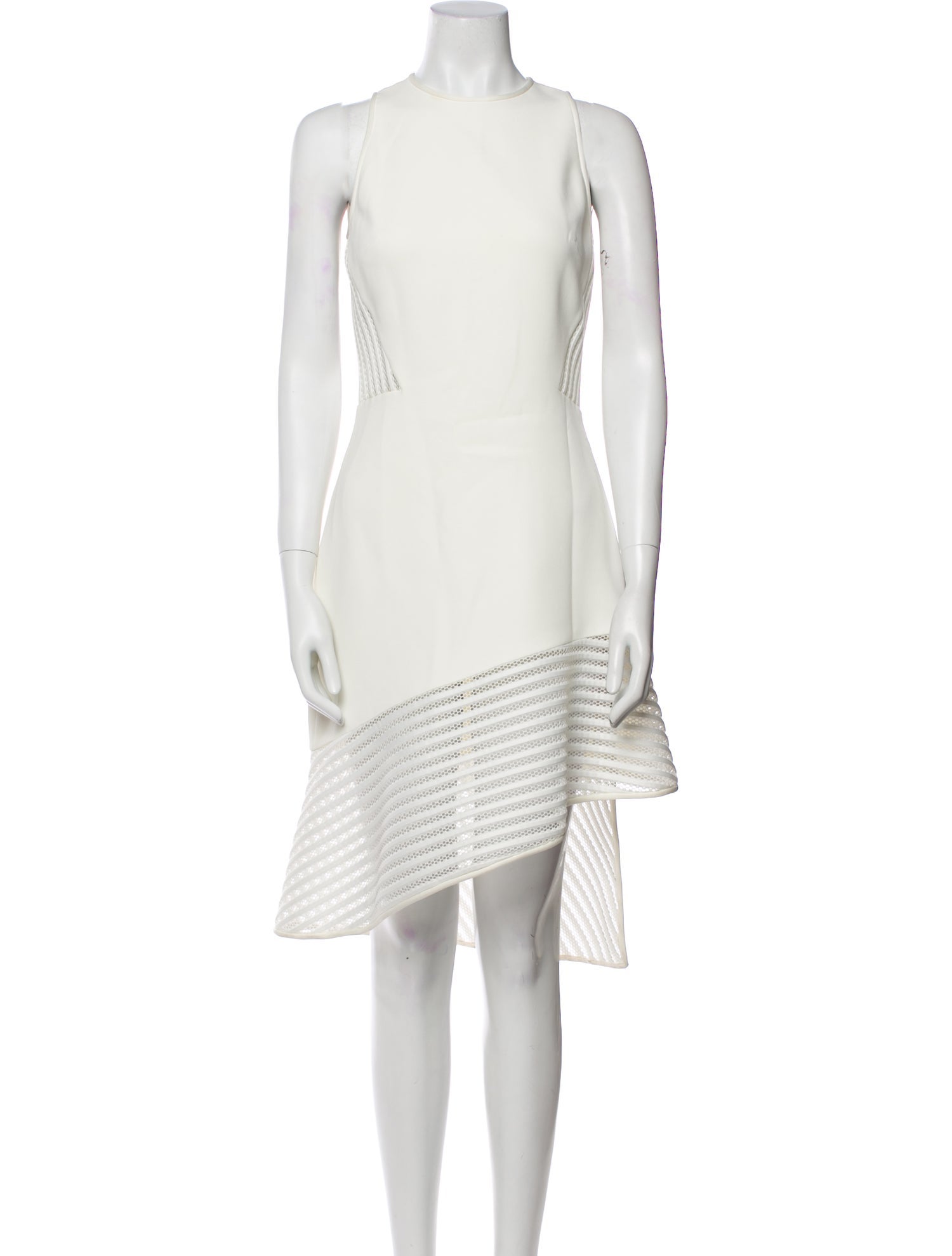 David Koma Crew Neck Midi Length Dress