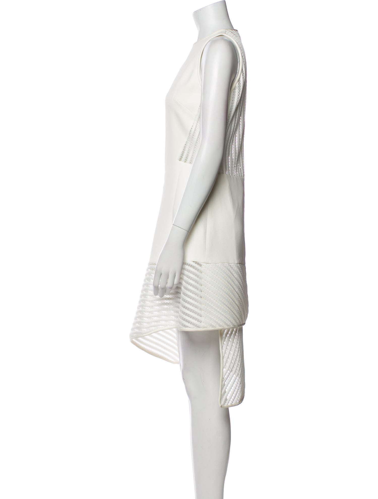 David Koma Crew Neck Midi Length Dress