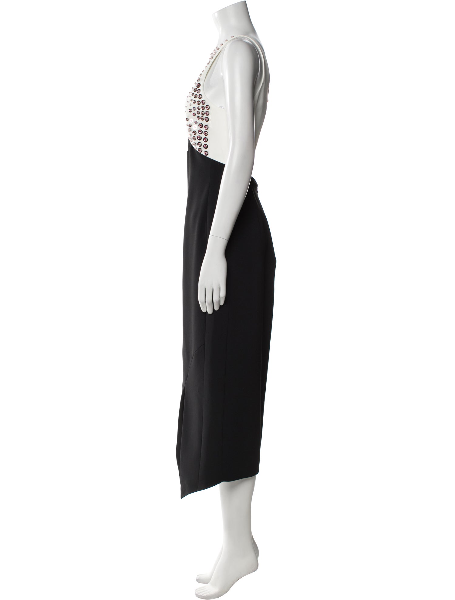 David Koma Halterneck Long Dress