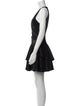 David Koma V-Neck Mini Dress
