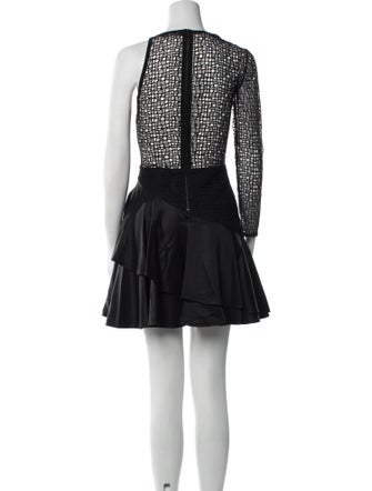 David Koma V-Neck Mini Dress