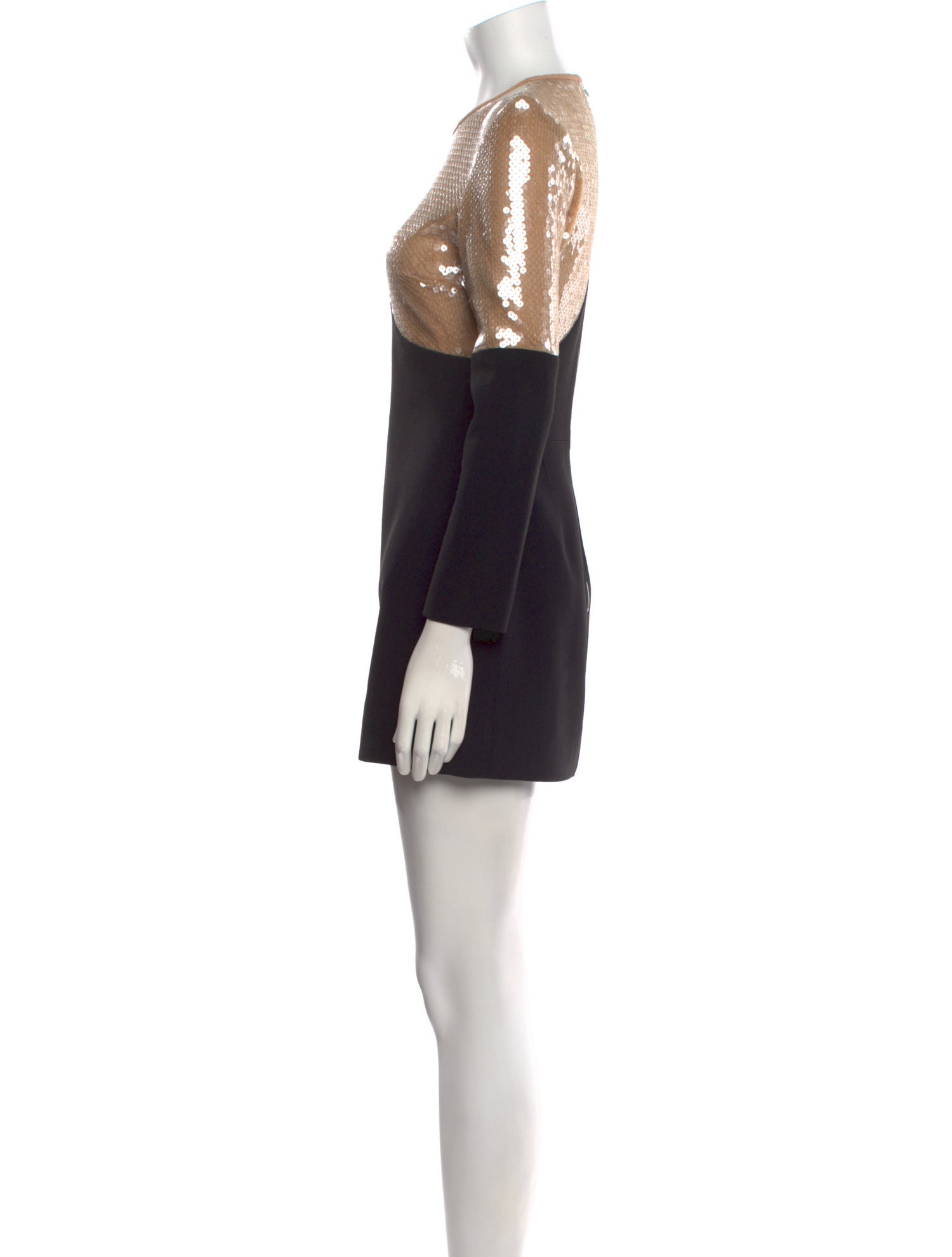 David Koma Crew Neck Mini Dress