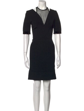 David Koma Silk Mini Dress