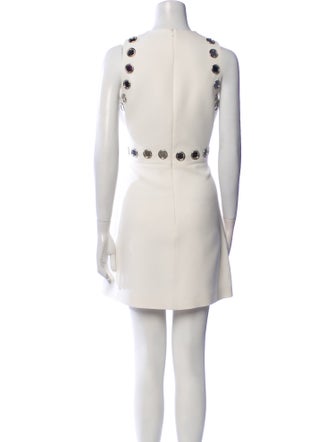 David Koma Silk Mini Dress