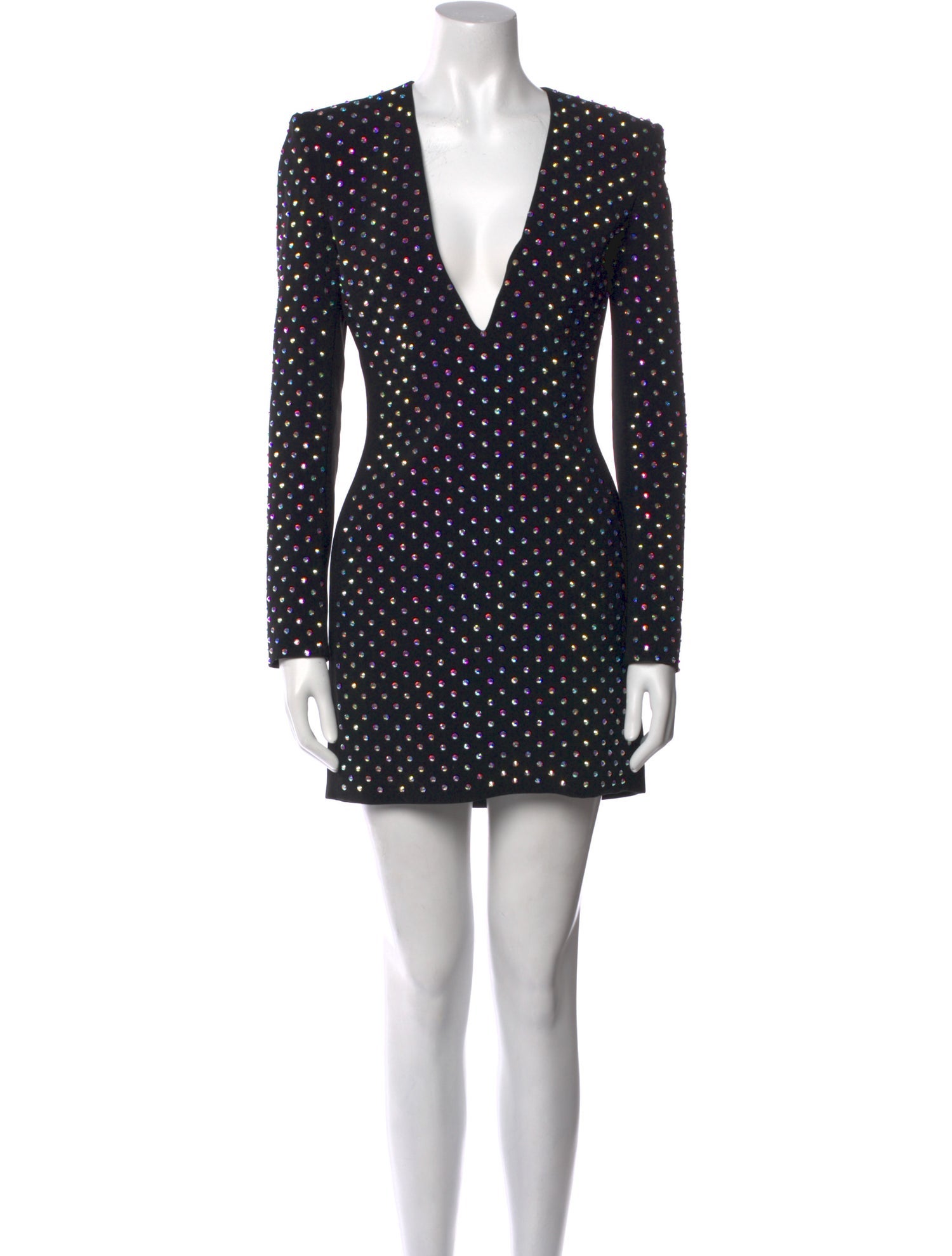 David Koma Polka Dot Print Mini Dress