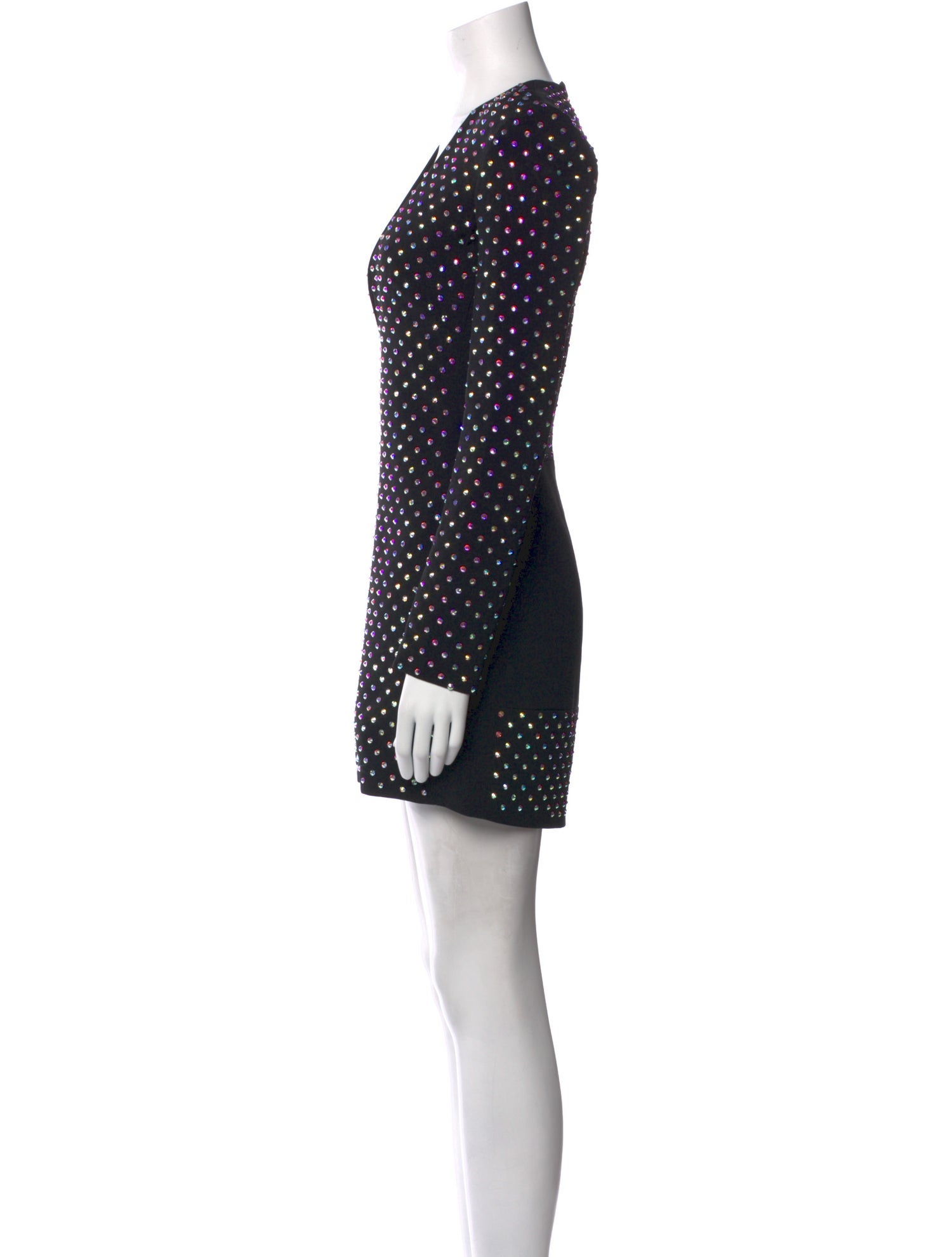 David Koma Polka Dot Print Mini Dress