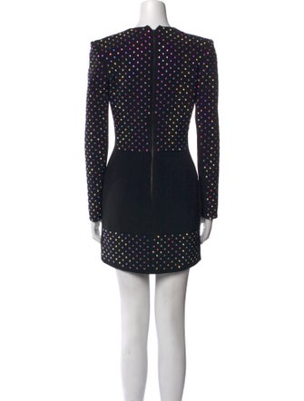 David Koma Polka Dot Print Mini Dress