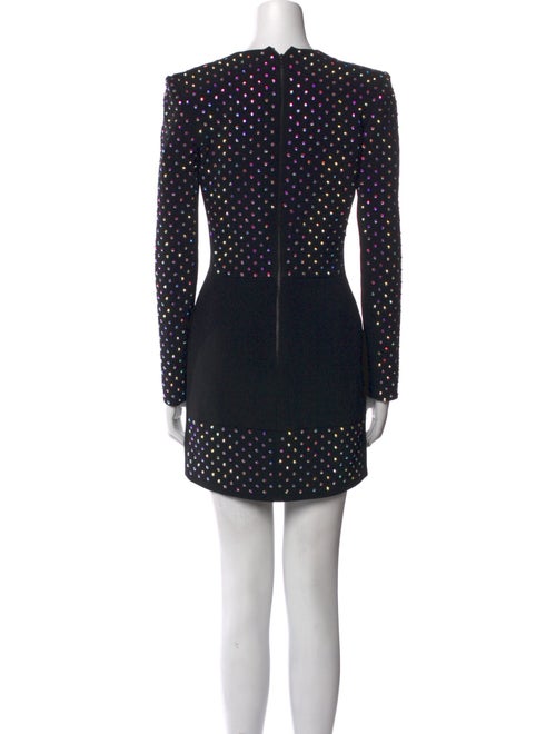 David Koma Polka Dot Print Mini Dress
