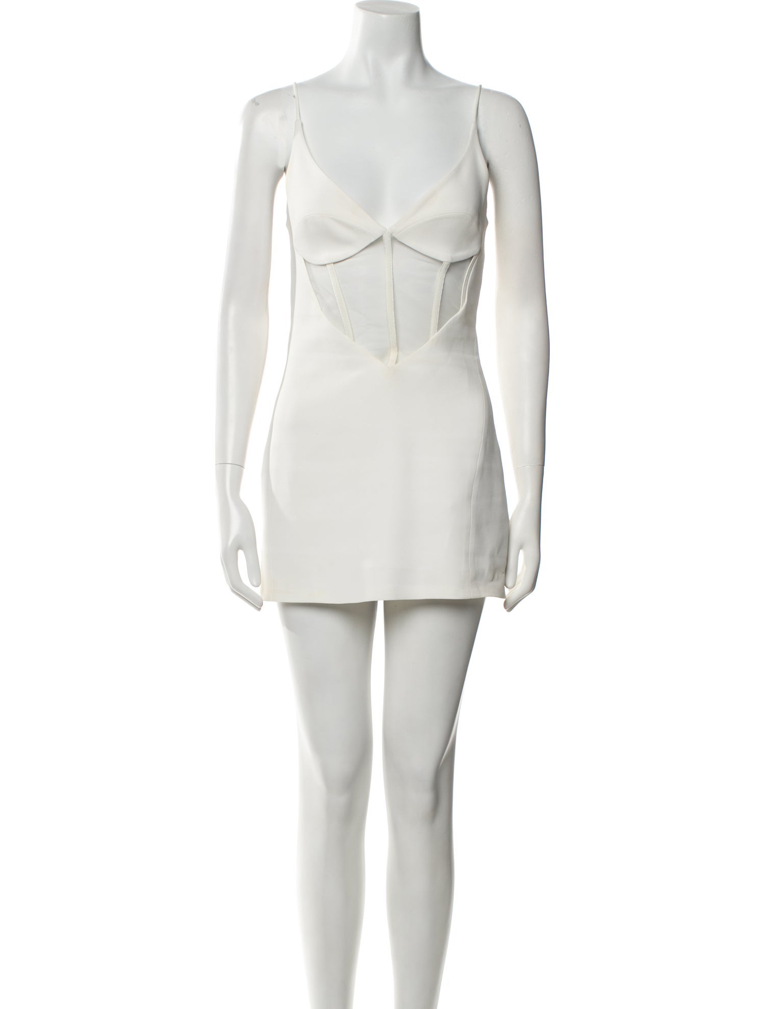 David Koma V-Neck Mini Dress