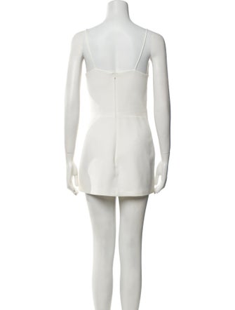 David Koma V-Neck Mini Dress