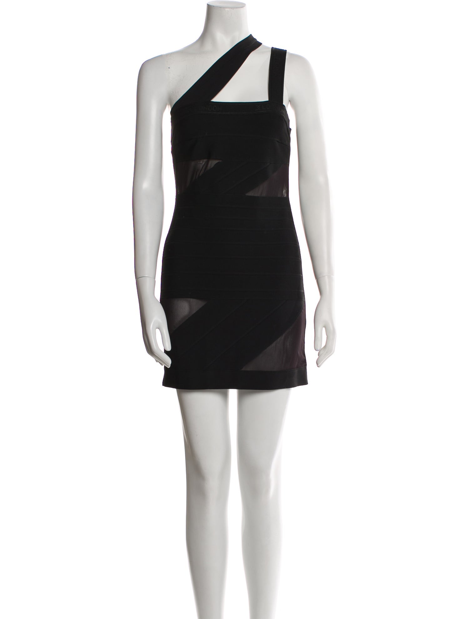 David Koma One-Shoulder Mini Dress