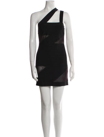 David Koma One-Shoulder Mini Dress
