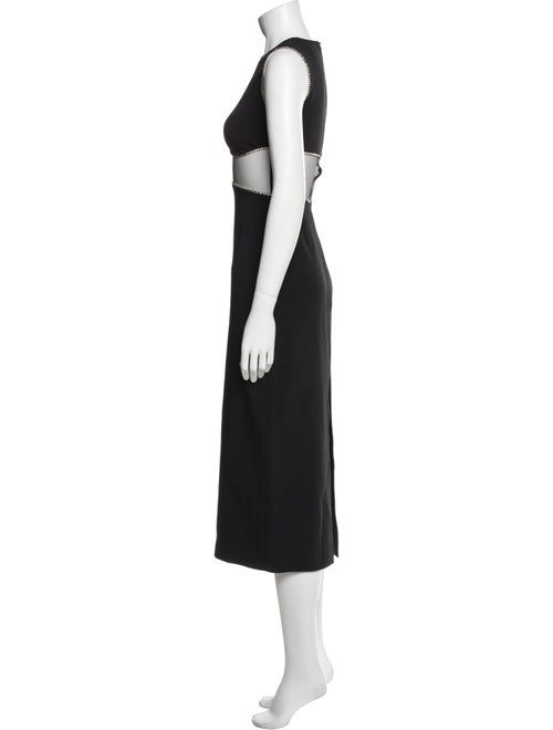 David Koma Crew Neck Midi Length Dress