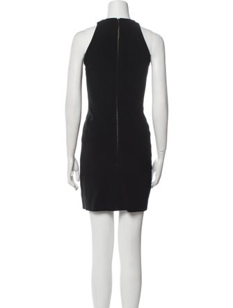 David Koma Velour Mini Dress