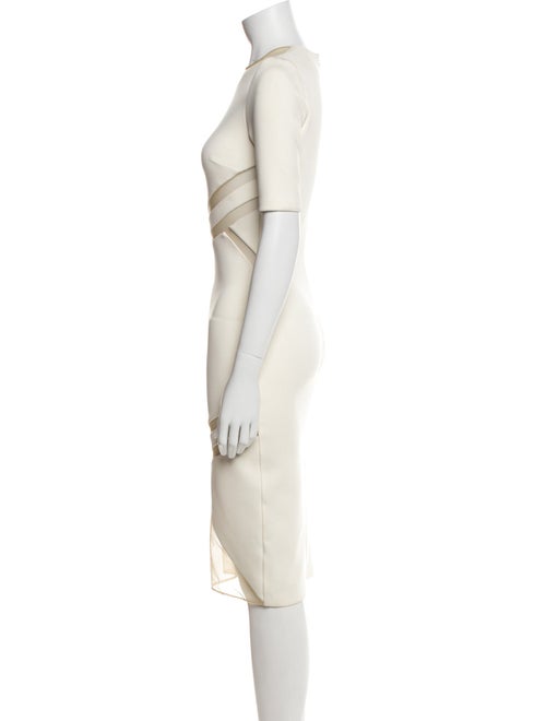 David Koma Crew Neck Knee-Length Dress