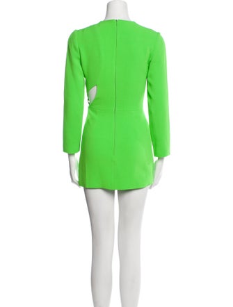 David Koma Crew Neck Mini Dress