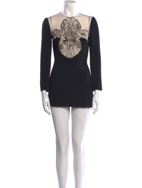 David Koma Crew Neck Mini Dress