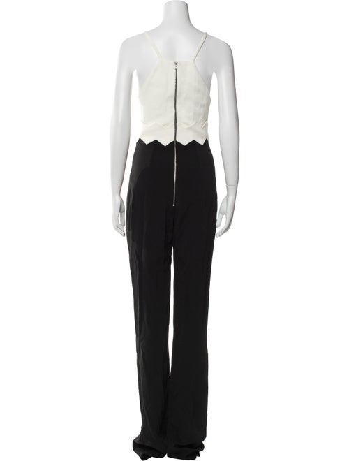 David Koma Plunge Neckline Jumpsuit