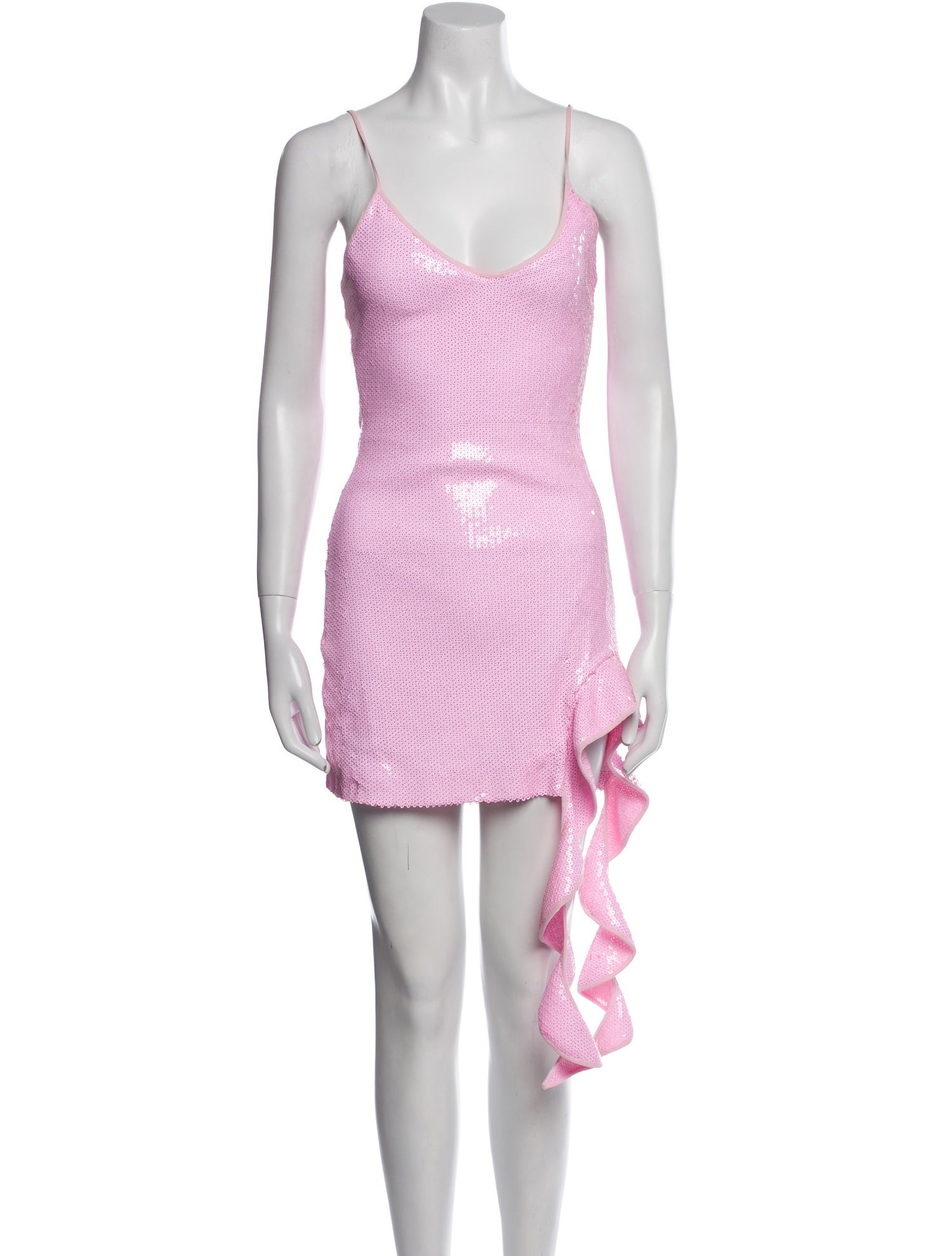 David Koma V-Neck Mini Dress