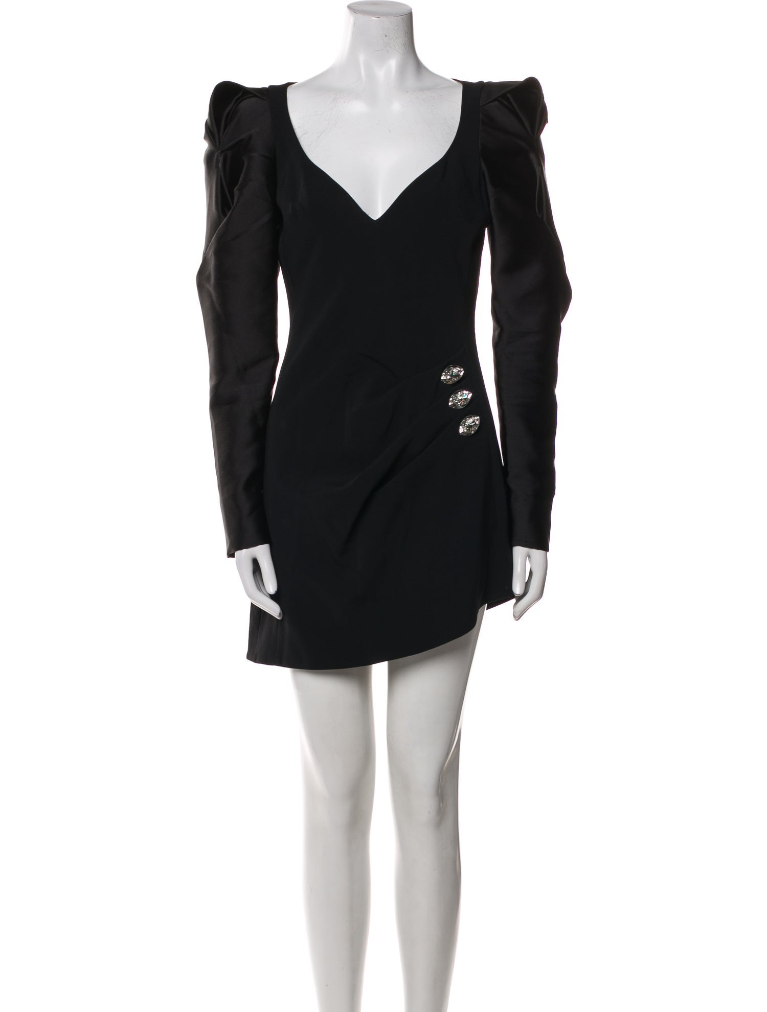 David Koma V-Neck Mini Dress