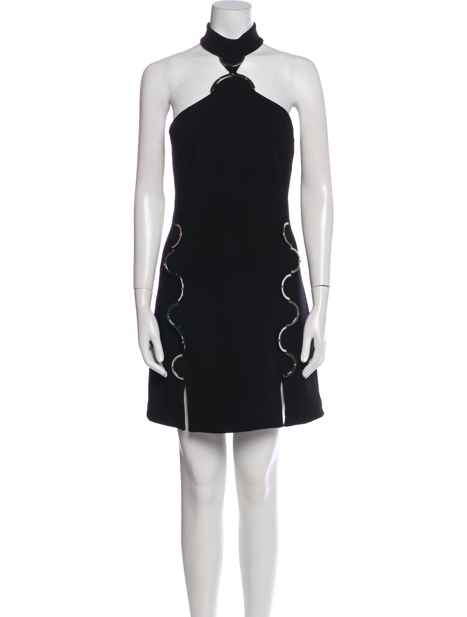 David Koma Wool Mini Dress
