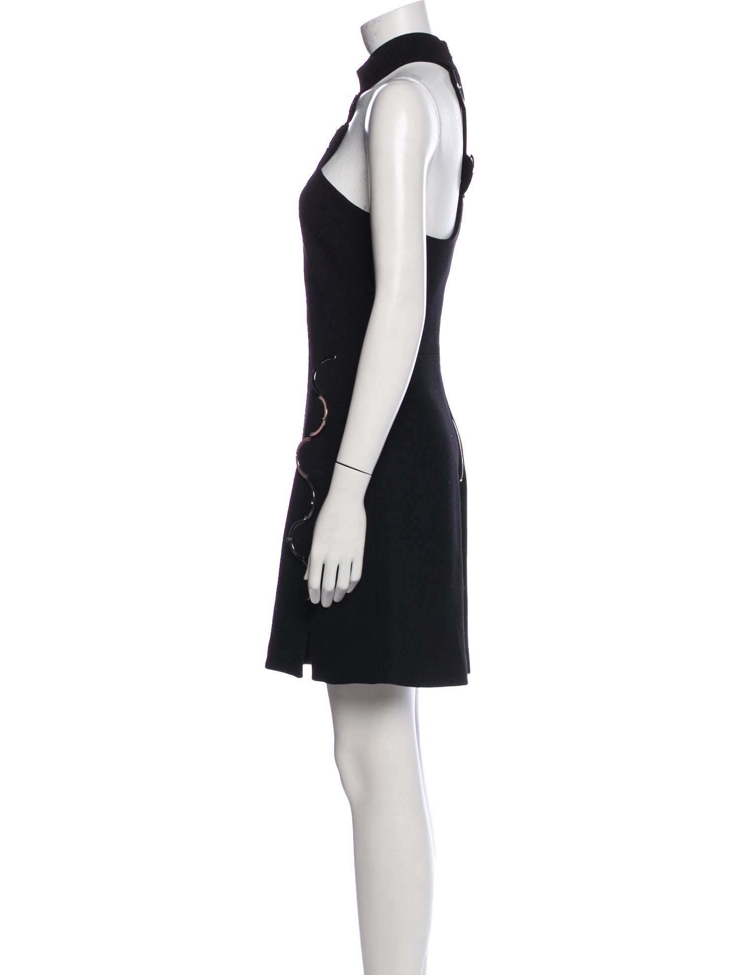 David Koma Wool Mini Dress