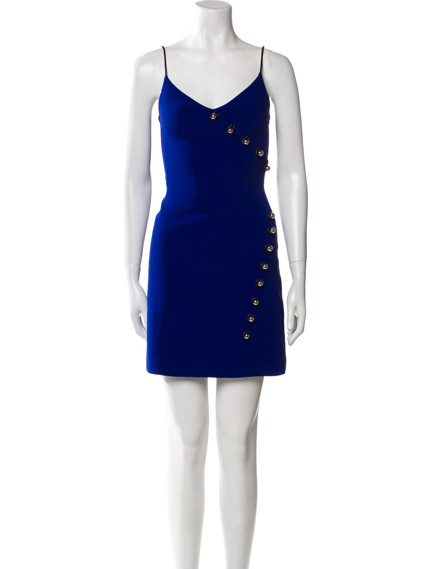 David Koma V-Neck Mini Dress