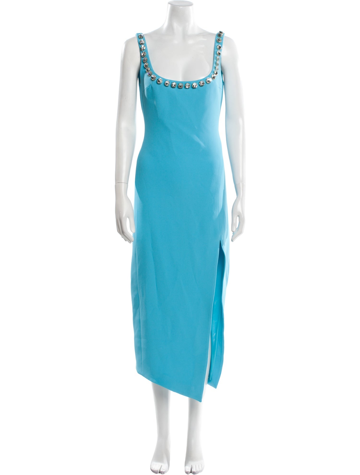 David Koma Scoop Neck Long Dress
