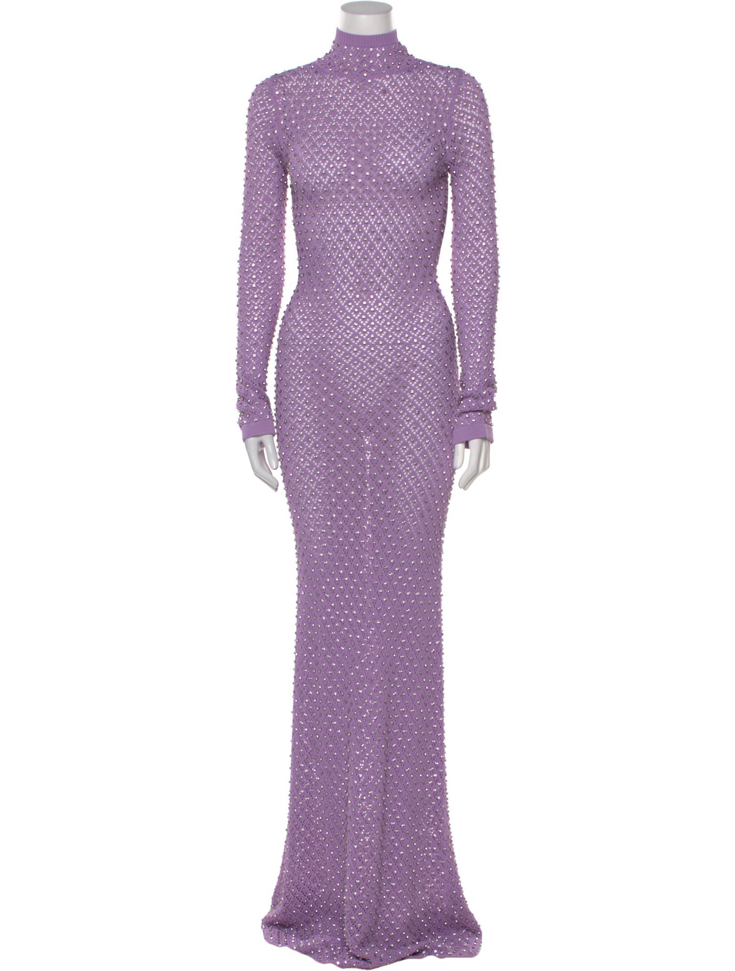 David Koma Mock Neck Long Dress w/ Tags