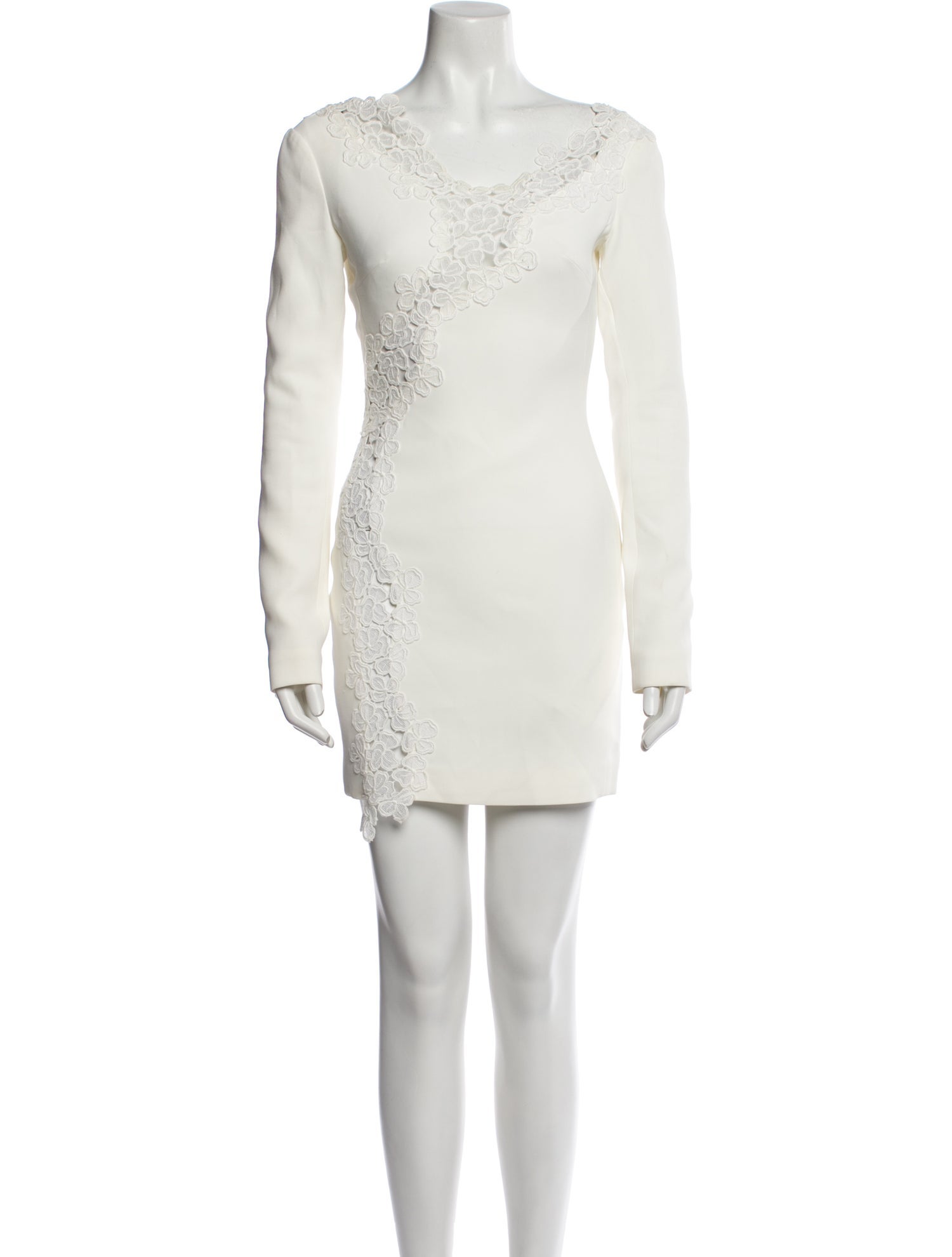 David Koma V-Neck Mini Dress