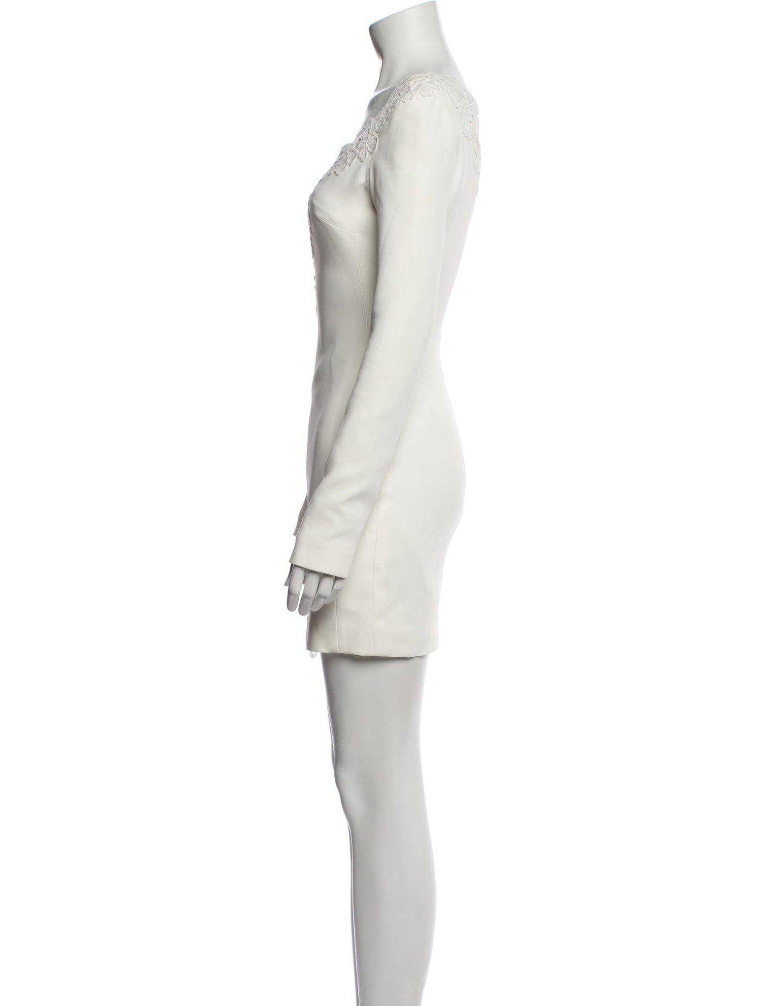 David Koma V-Neck Mini Dress