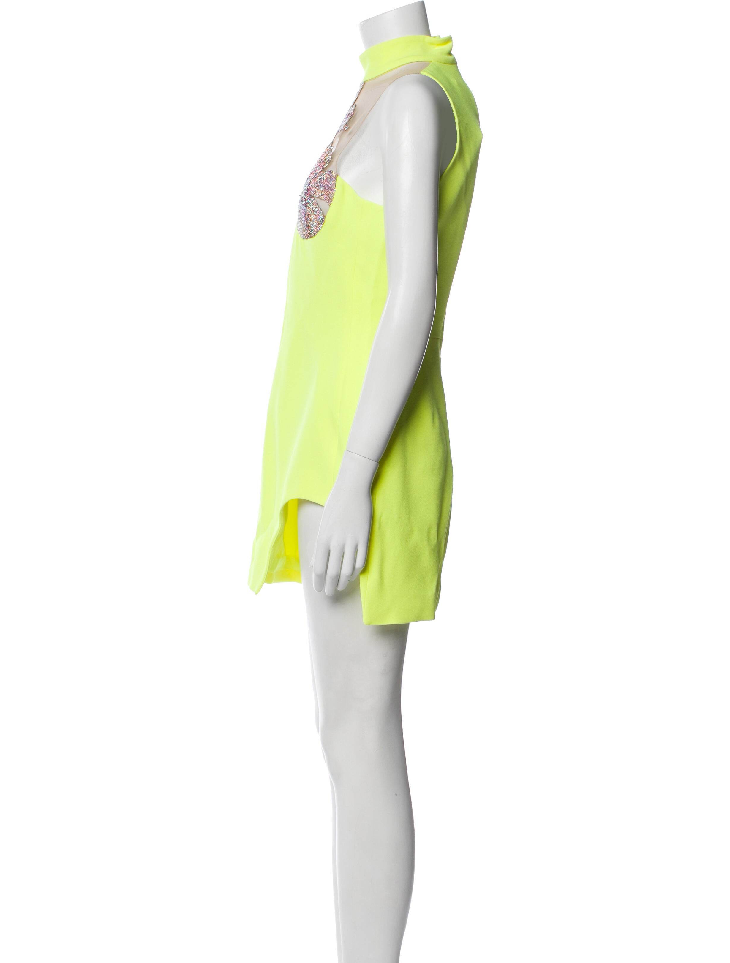David Koma Mock Neck Mini Dress w/ Tags