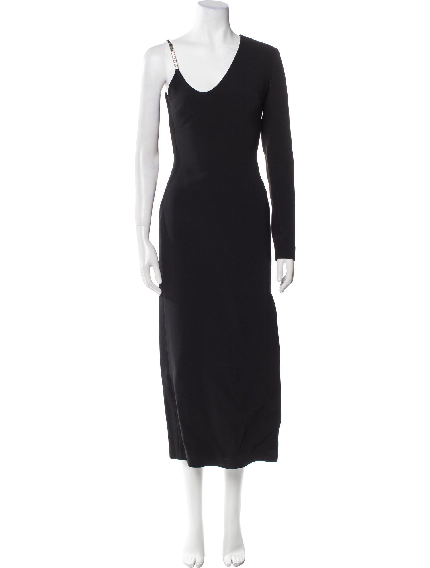 David Koma Scoop Neck Long Dress