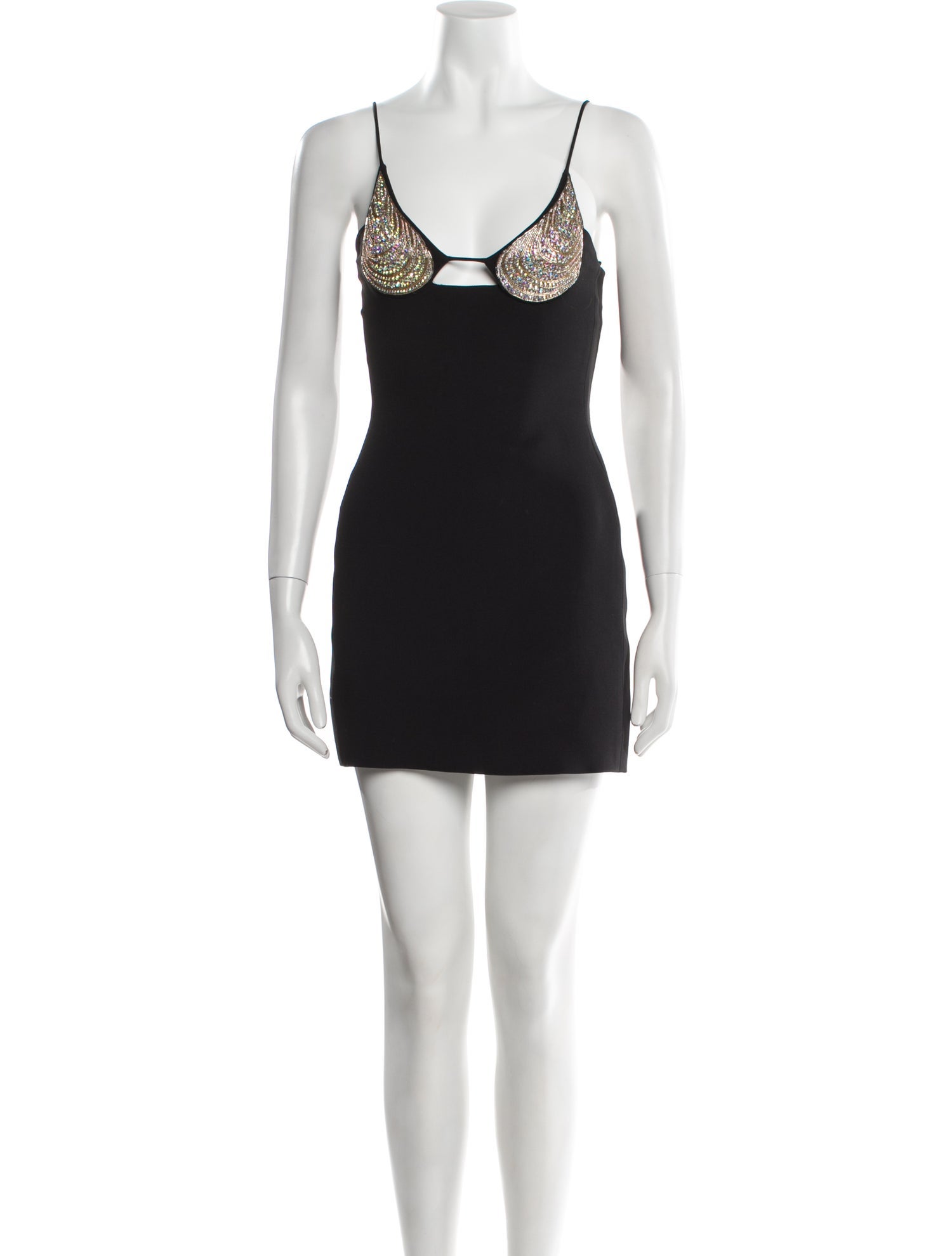 David Koma V-Neck Mini Dress
