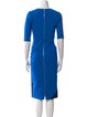 David Koma Crew Neck Midi Length Dress
