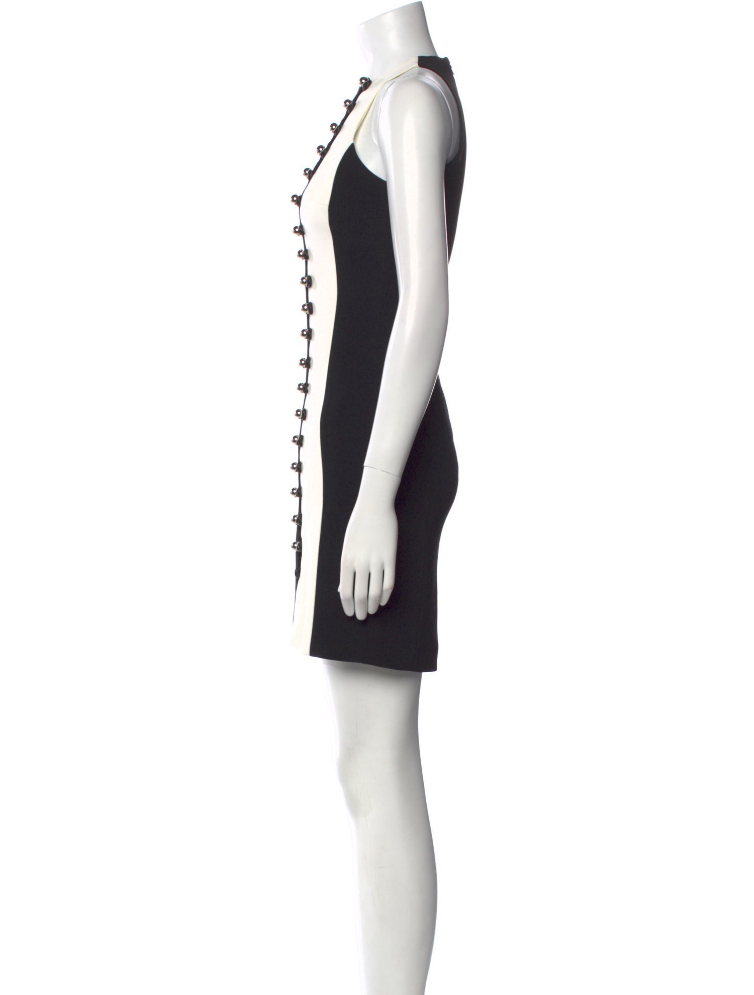 David Koma Crew Neck Mini Dress