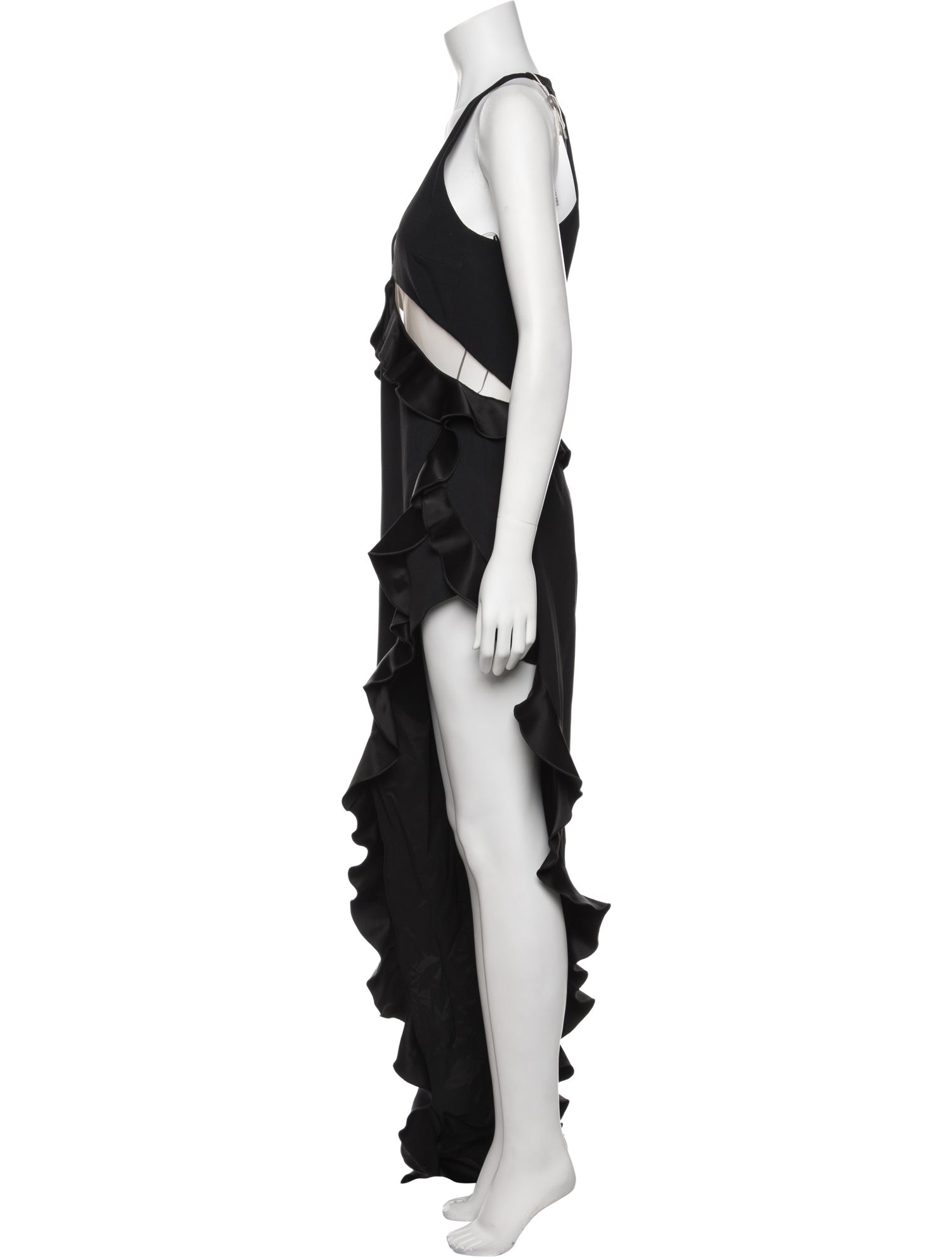 David Koma Halterneck Long Dress