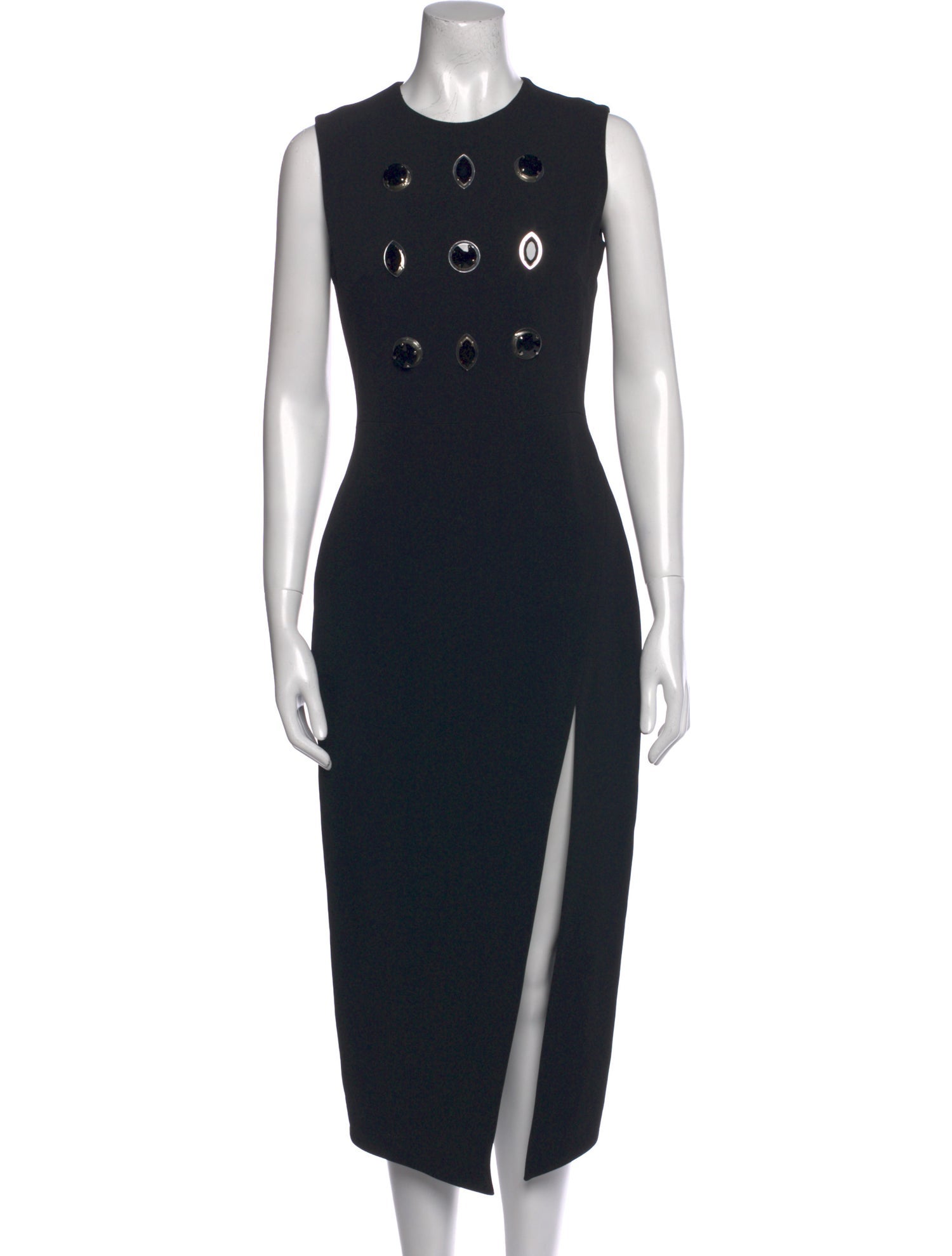 David Koma Polka Dot Print Long Dress